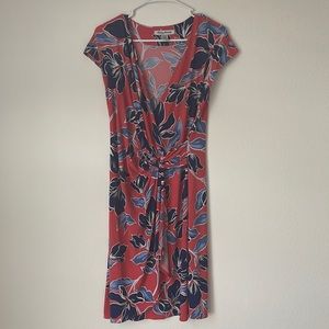Clara Faux-Wrap Dress